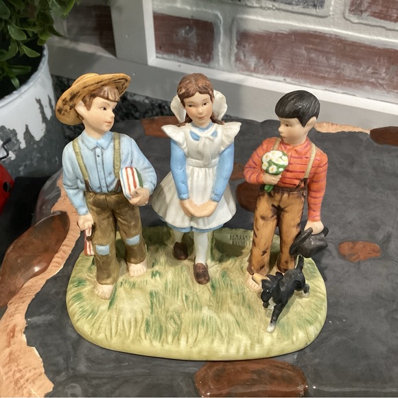 Inspired by Norman Rockwell’s Four Seasons Illustration Spring Young Man’s Fancy - Picture 3 of 12